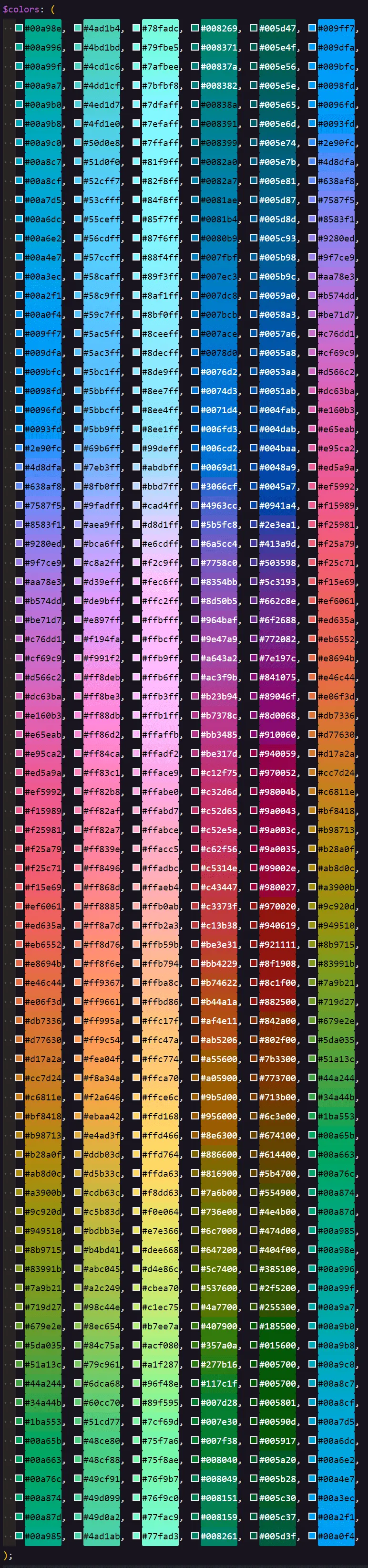 colors
